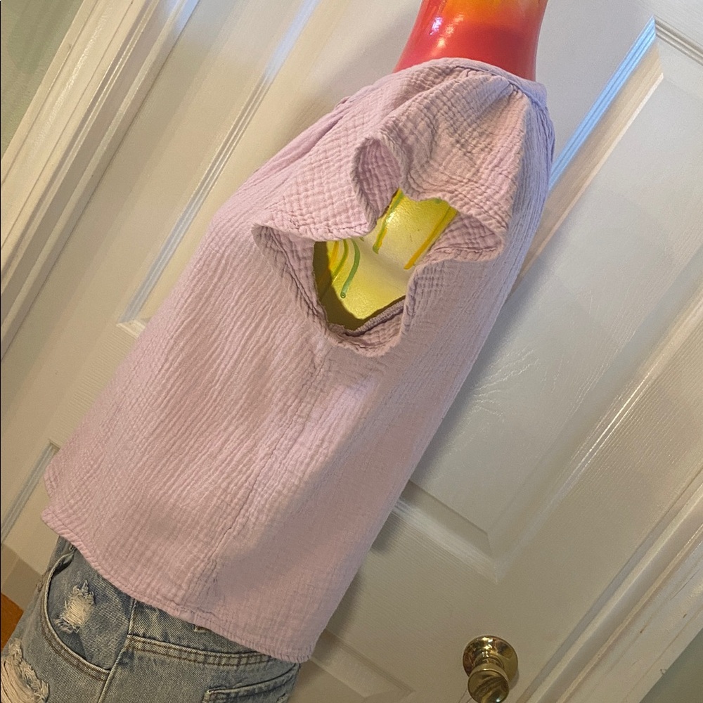 Universal Thread Lilac Textured Blouse - Picture 5 of 10